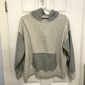 American Eagle 🦅 two tone colour block grey hoodie
